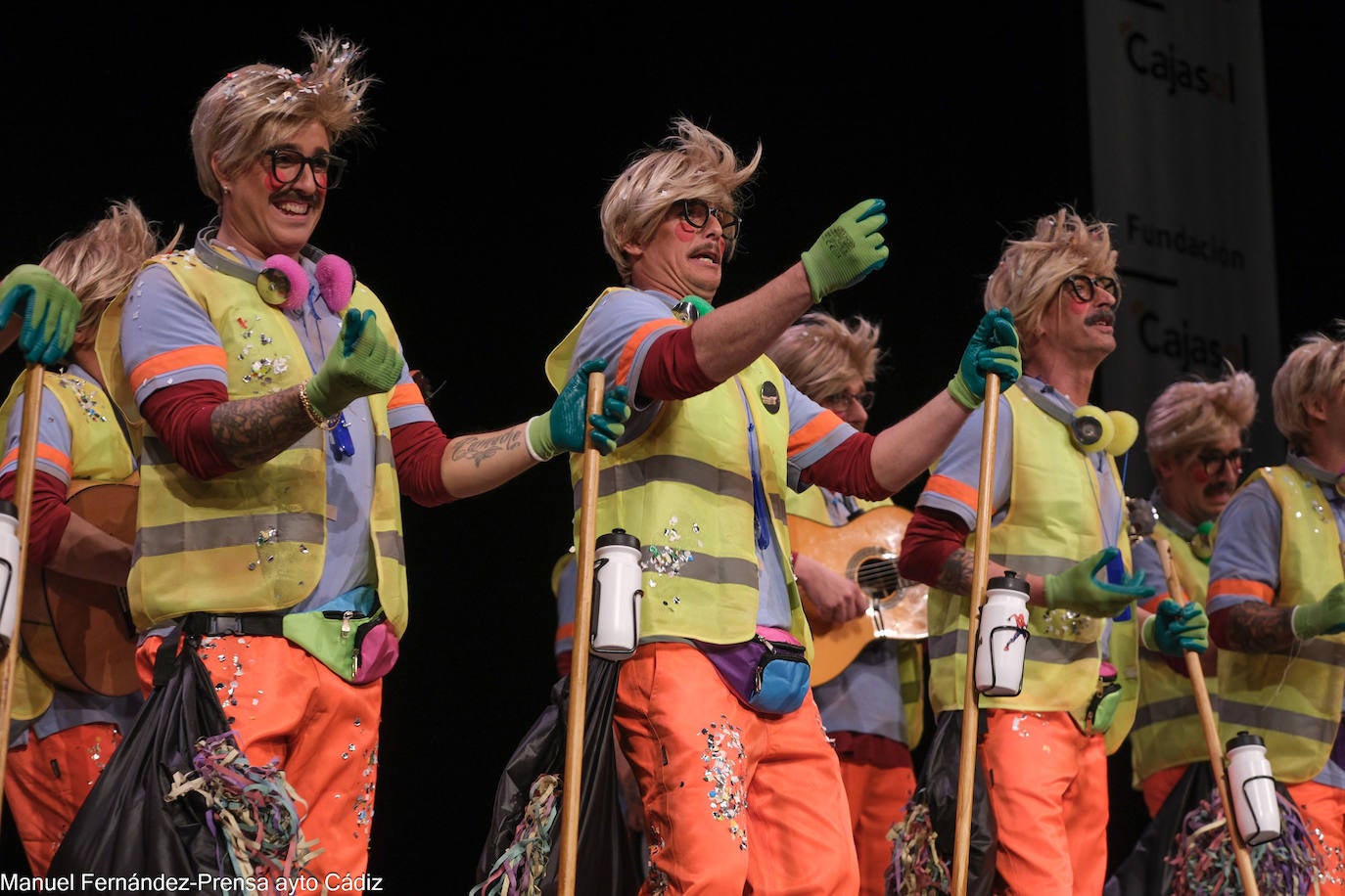 Fotos: Chirigota &#039;Carnaval, me cago en tus muertos&#039; en la sétima sesión de preliminares del COAC 2024