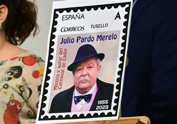 Julio Pardo ya tiene su propio sello de Correos