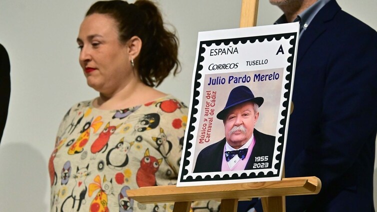 Julio Pardo ya tiene su propio sello de Correos