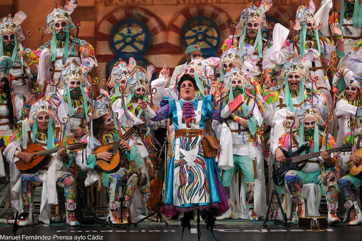 FOTOS: Coro &#039;Este coro es de locos&#039;, el coro de José Luis Bustelo y Jesús Monje en el COAC 2024, del Carnaval de Cádiz