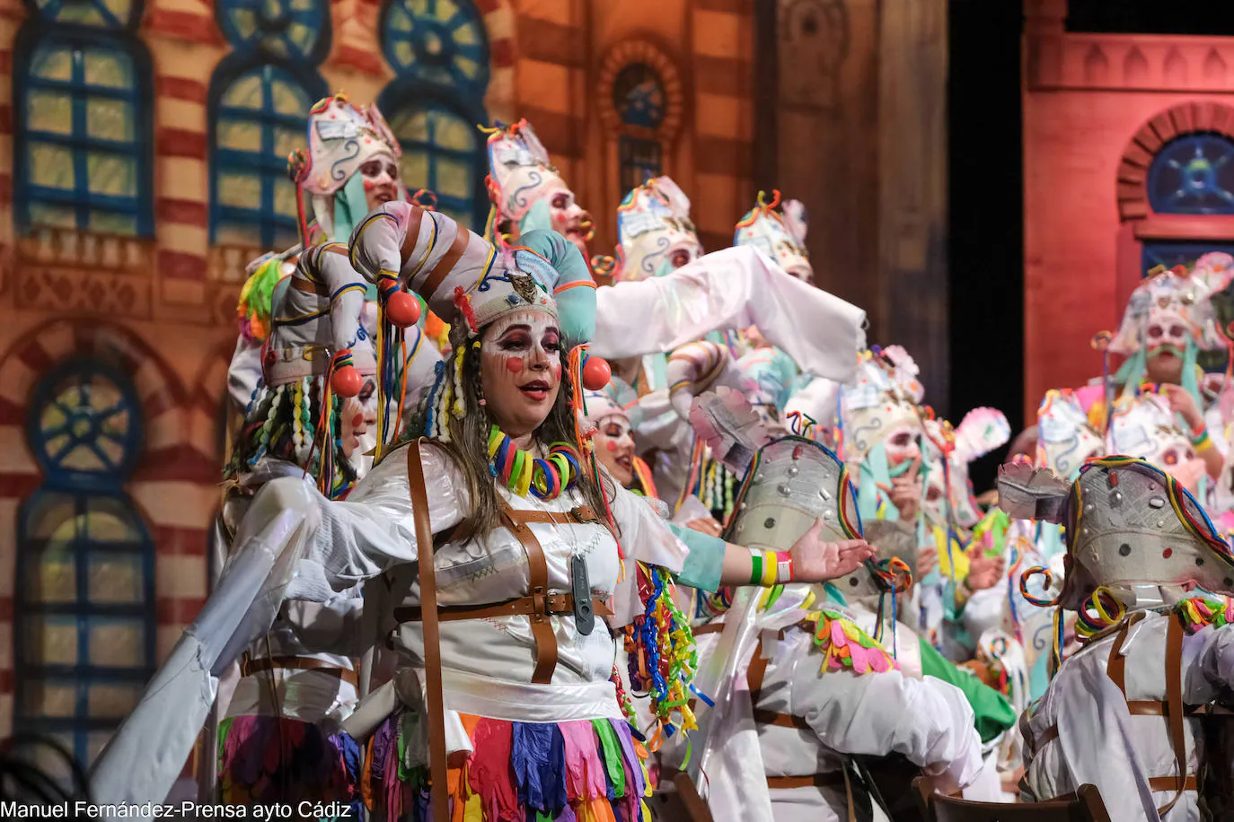 FOTOS: Coro &#039;Este coro es de locos&#039;, el coro de José Luis Bustelo y Jesús Monje en el COAC 2024, del Carnaval de Cádiz