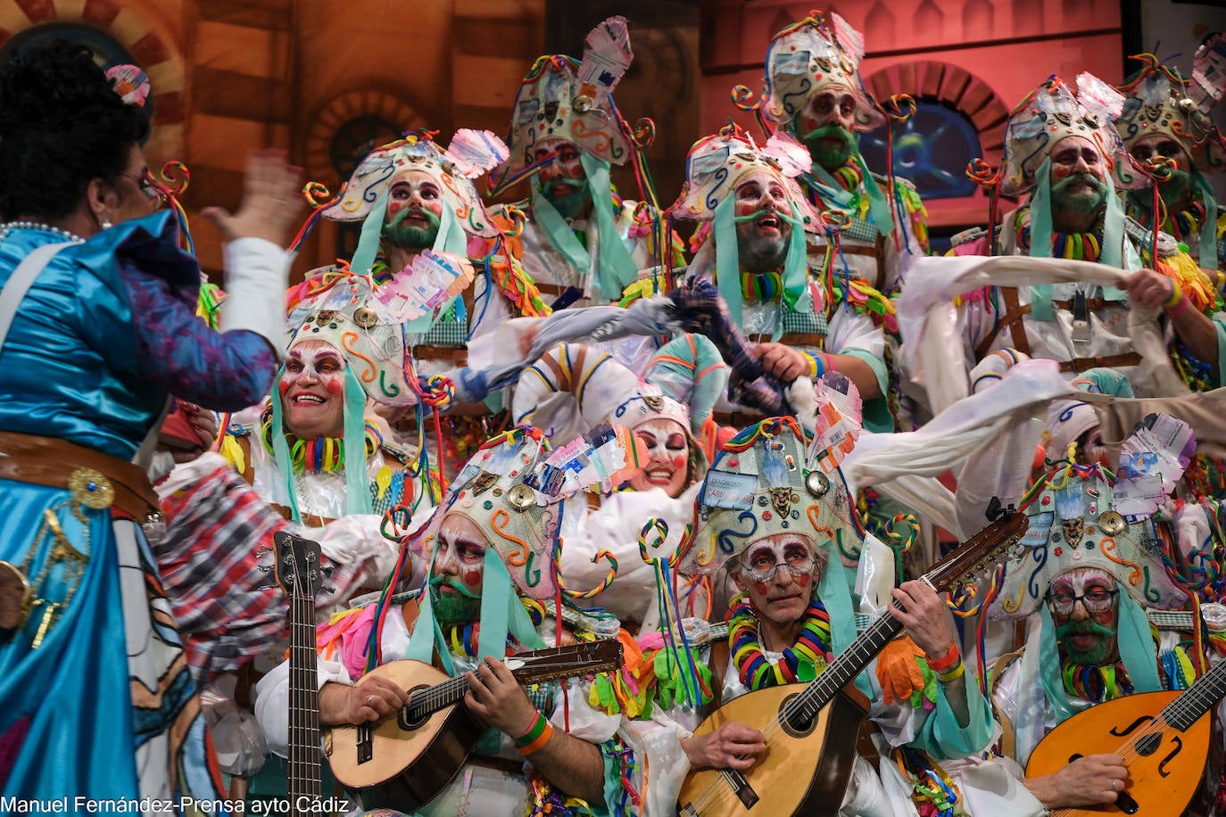 FOTOS: Coro &#039;Este coro es de locos&#039;, el coro de José Luis Bustelo y Jesús Monje en el COAC 2024, del Carnaval de Cádiz