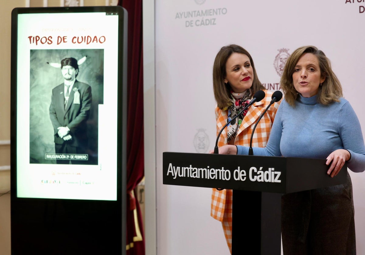 Beatriz Gandullo y Maite González presentan la programación de la Casa del Carnaval.