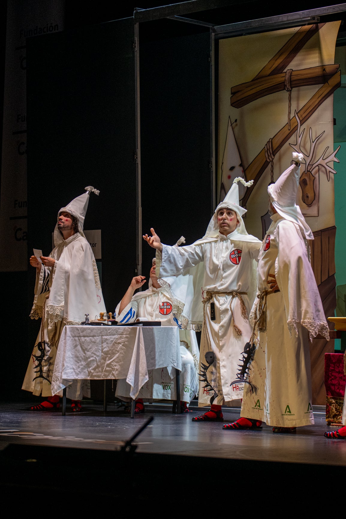 Fotos: el cuarteto Ku Klux Klan Klan en cuartos del COAC 2025
