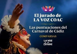 Estos son los puntos del Jurado de LA VOZ de comparsas en los cuartos del COAC 2025