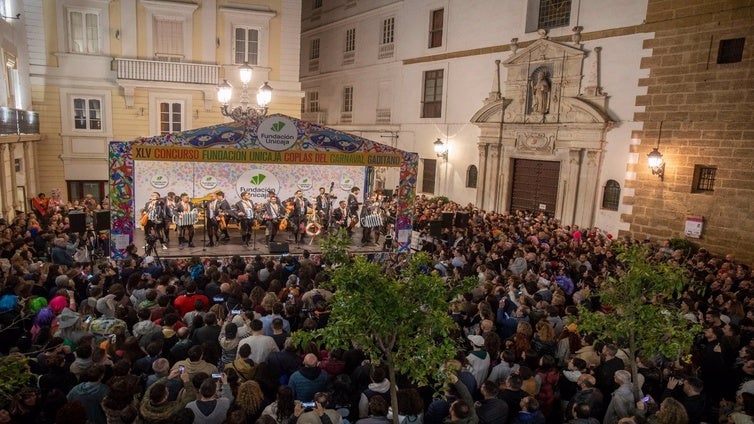 El escenario de Fundación Unicaja en San Agustín acogerá a 42 agrupaciones del Carnaval de Cádiz