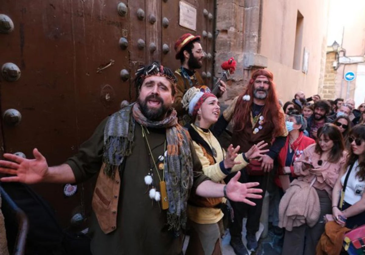 Chirigotas callejeras de Cádiz..