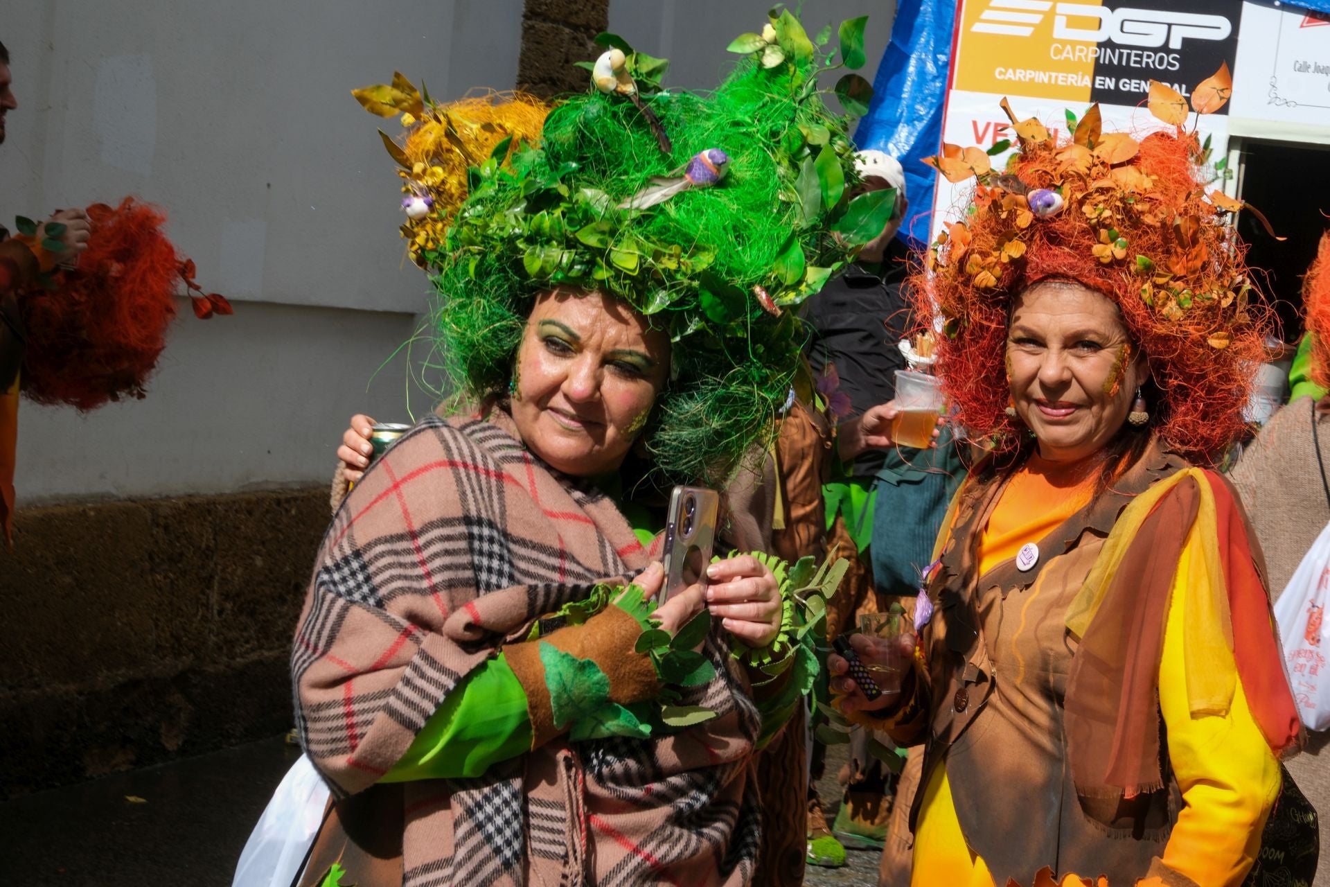 El ambiente del domingo de Carnaval, en imágenes