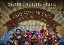 Cádiz Music Stadium se disfraza de Carnaval este sábado