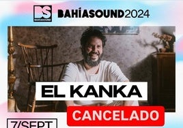 Cancelado el concierto de El Kanka en el Bahía Sound de San Fernando