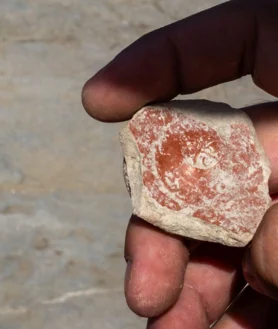 Imagen secundaria 2 - Distintas imágenes de las excavaciones arqueológicas en Carissa Aurelia