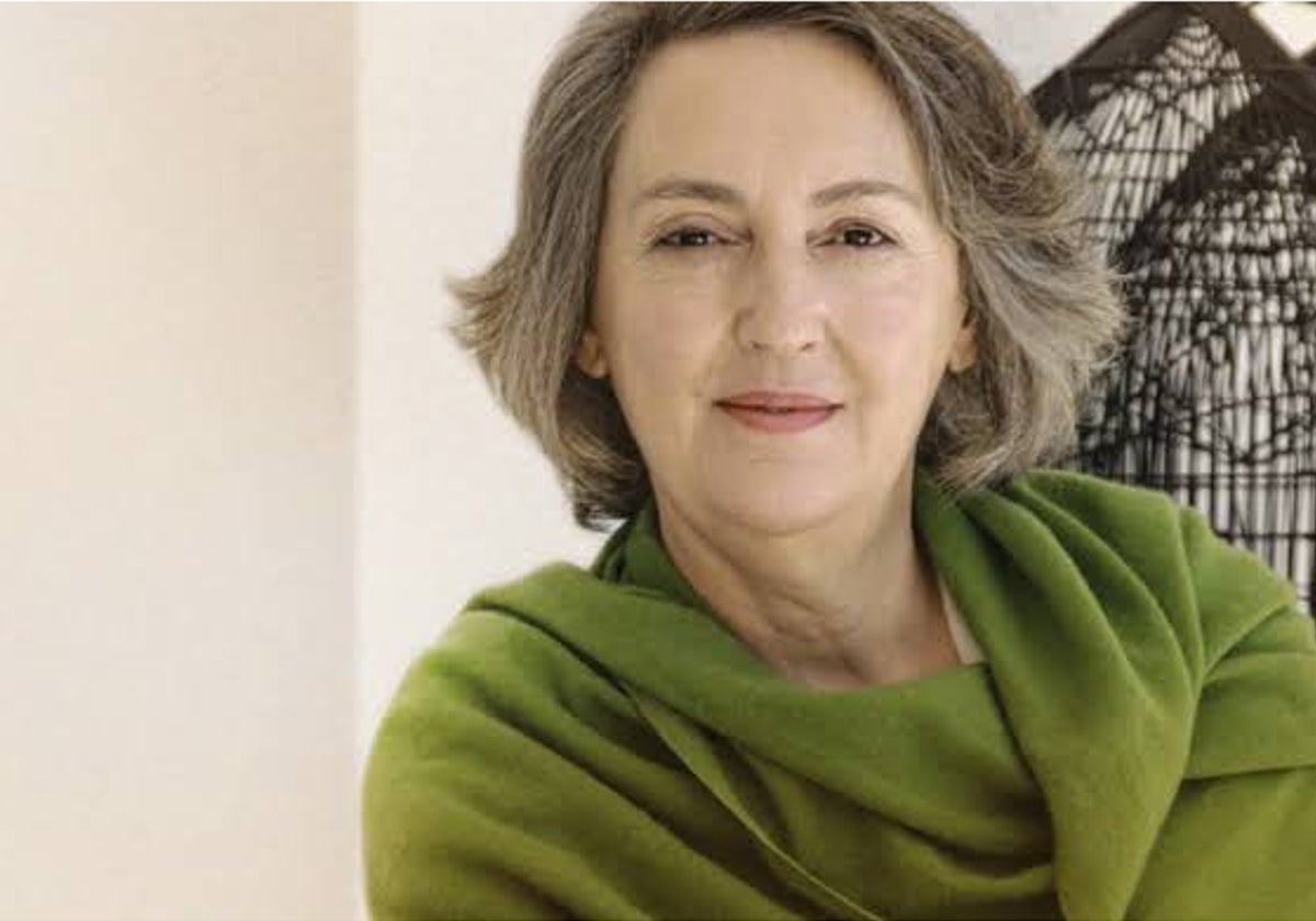La escritora Menchu Gutiérrez.