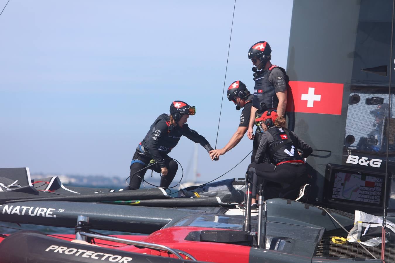 Disfruta de las mejores imágenes del primer día de SailGP en Cádiz