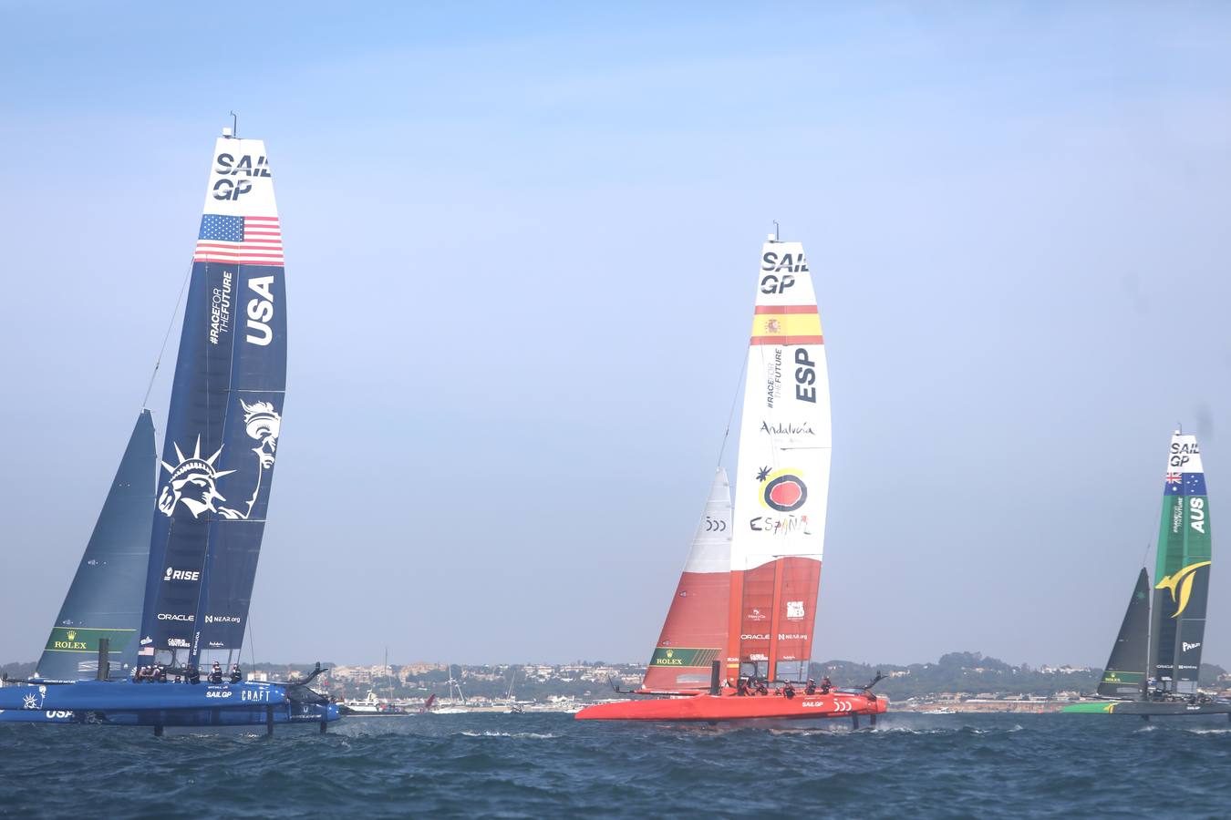 Disfruta de las mejores imágenes del primer día de SailGP en Cádiz