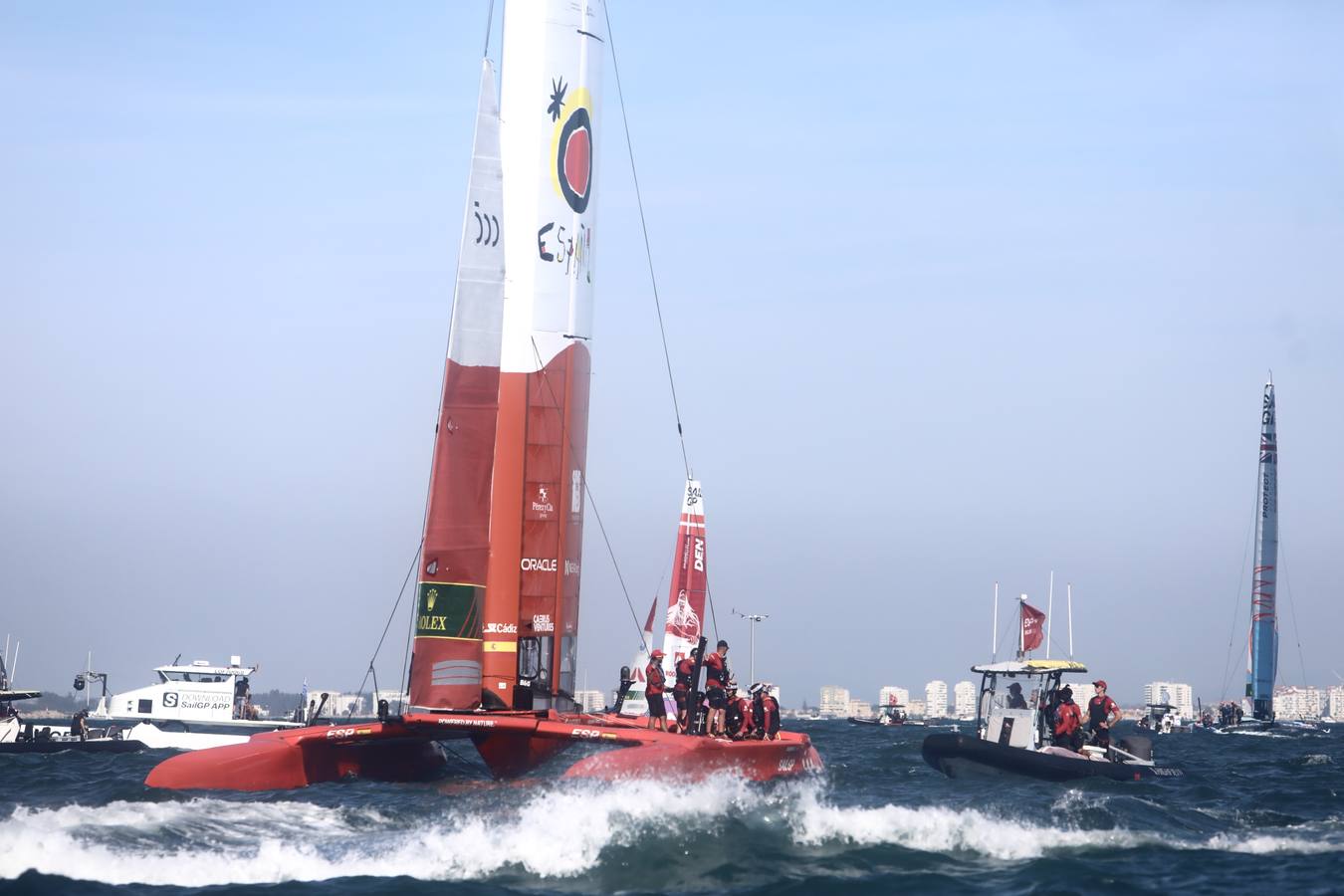 Disfruta de las mejores imágenes del primer día de SailGP en Cádiz