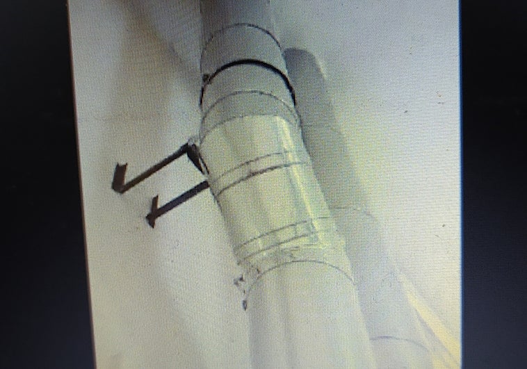 Vuelve el problema de las filtraciones de agua en el Ciudad de Cádiz