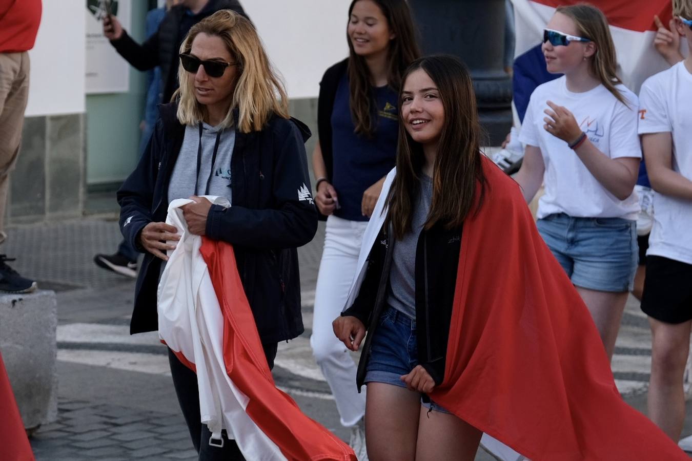 Fotos: Desfile de banderas del Campeonato de Europa de ILCA 4