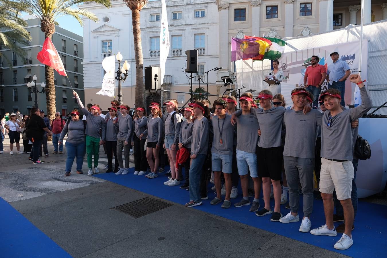 Fotos: Desfile de banderas del Campeonato de Europa de ILCA 4