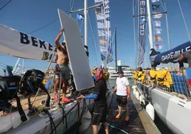 Puerto Sherry mima a los marineros del desafío Clipper Race