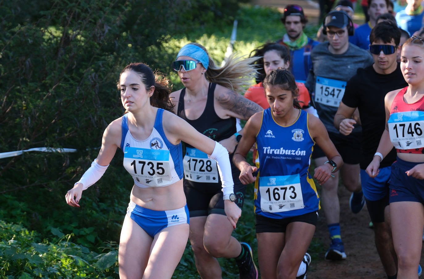 El XXXV Cross San Sebastián se celebra con éxito en un nuevo lugar