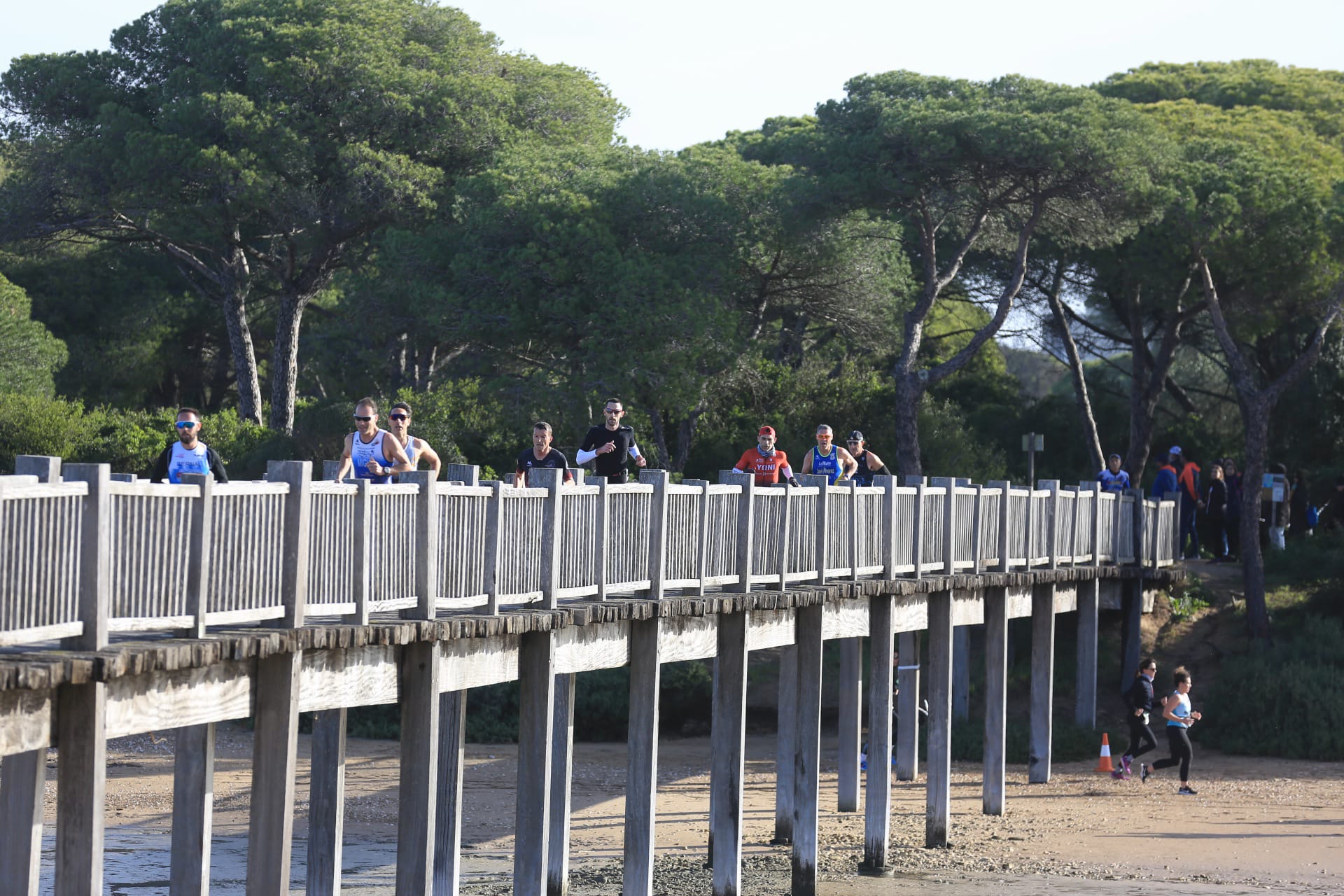 Fotos: Más de 120 duatletas en la I Duatlón Cros Villa de Puerto Real