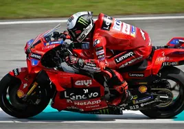 Bagnaia domina la práctica de MotoGP