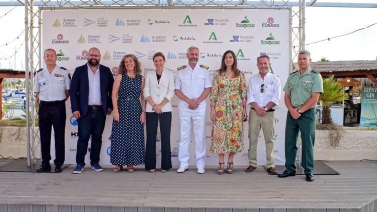 La ceremonia de bienvenida  levanta el telón de la VII Semana Clásica de Puerto Sherry