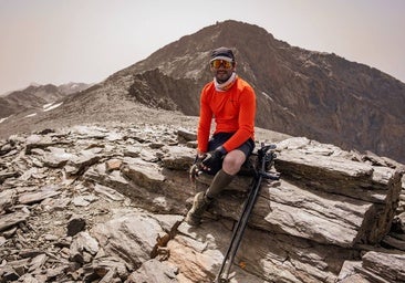 Marcos González, el jerezano que ha hecho historia en Sierra Nevada