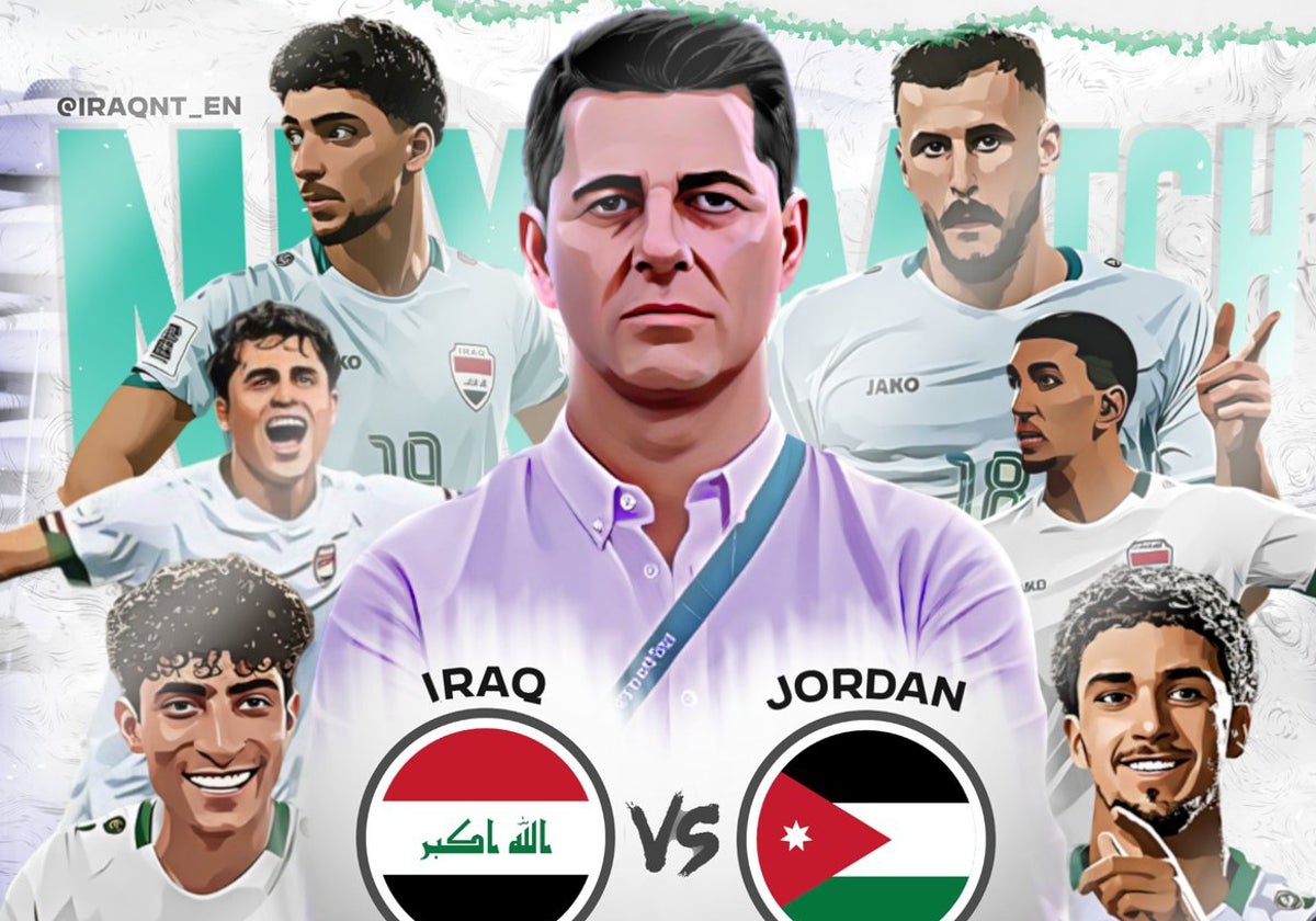 Irak empató ante Jordania (0-0).