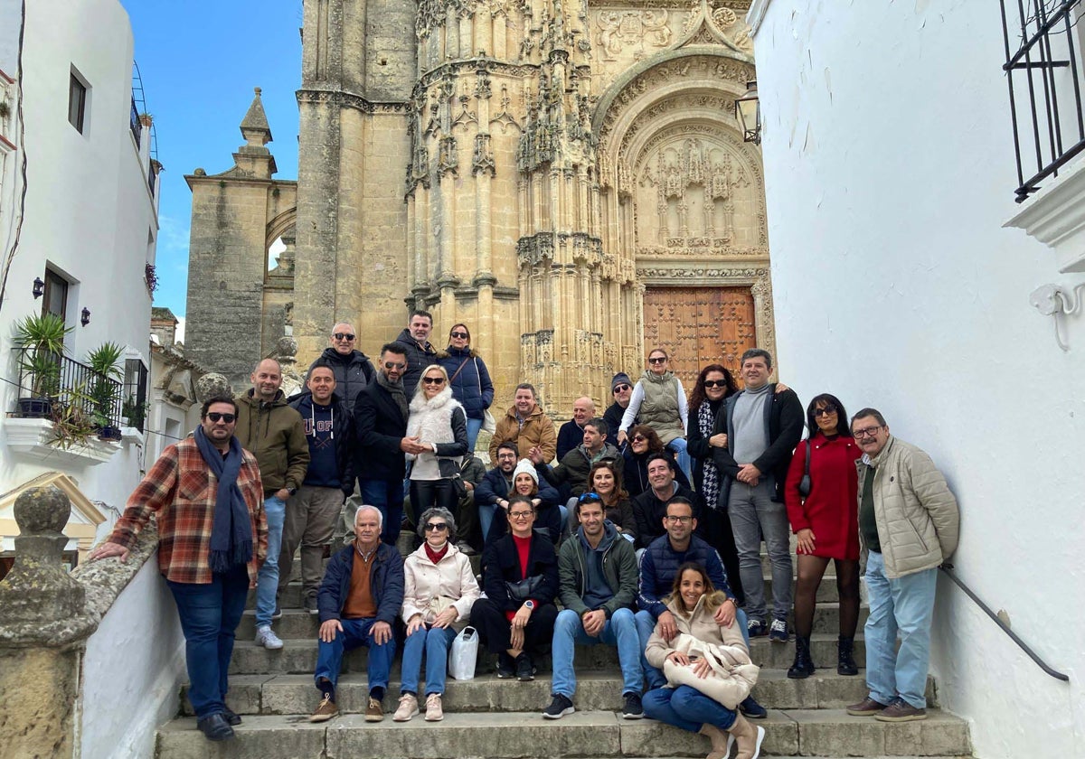 Los periodistas deportivos gaditanos visitaron Arcos de la Frontera.