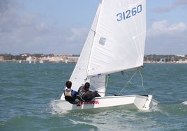 Alfonso Díaz-Canel y Gonzalo Cano, subcampeones de Andalucía de Snipe