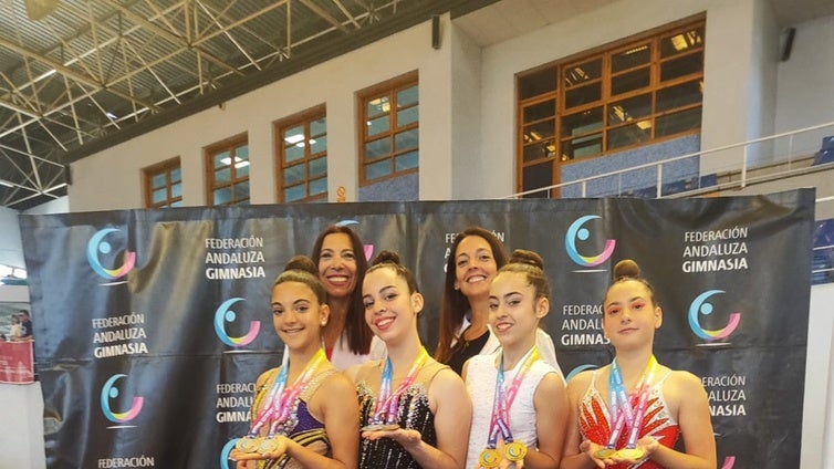 Cádiz triunfa en el Campeonato de Andalucía Occidental de Gimnasia Rítmica