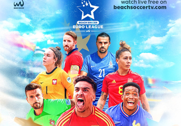 Así será la Euro Beach Soccer League 2025 en El Puerto: divisiones y calendario de encuentros