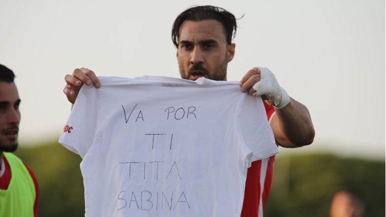 Javi Tamayo fue el autor del empate del Racing Club Portuense