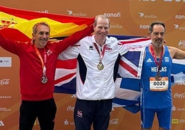 Miguel Ángel Muñoz suma tres medallas en los Juegos Mundiales de Trasplantados de Dresde