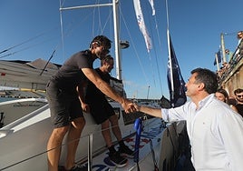 Cádiz da la bienvenida a los barcos participantes en la Globe 40