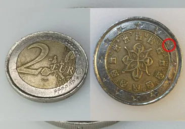 Esta moneda acuñada en Portugal con curiosos errores en sus estrellas se vende por cientos de euros en distintos portales de subasta
