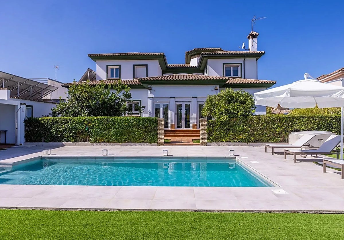 La vivienda está situada en uno de los enclaves más exclusivos de Chiclana