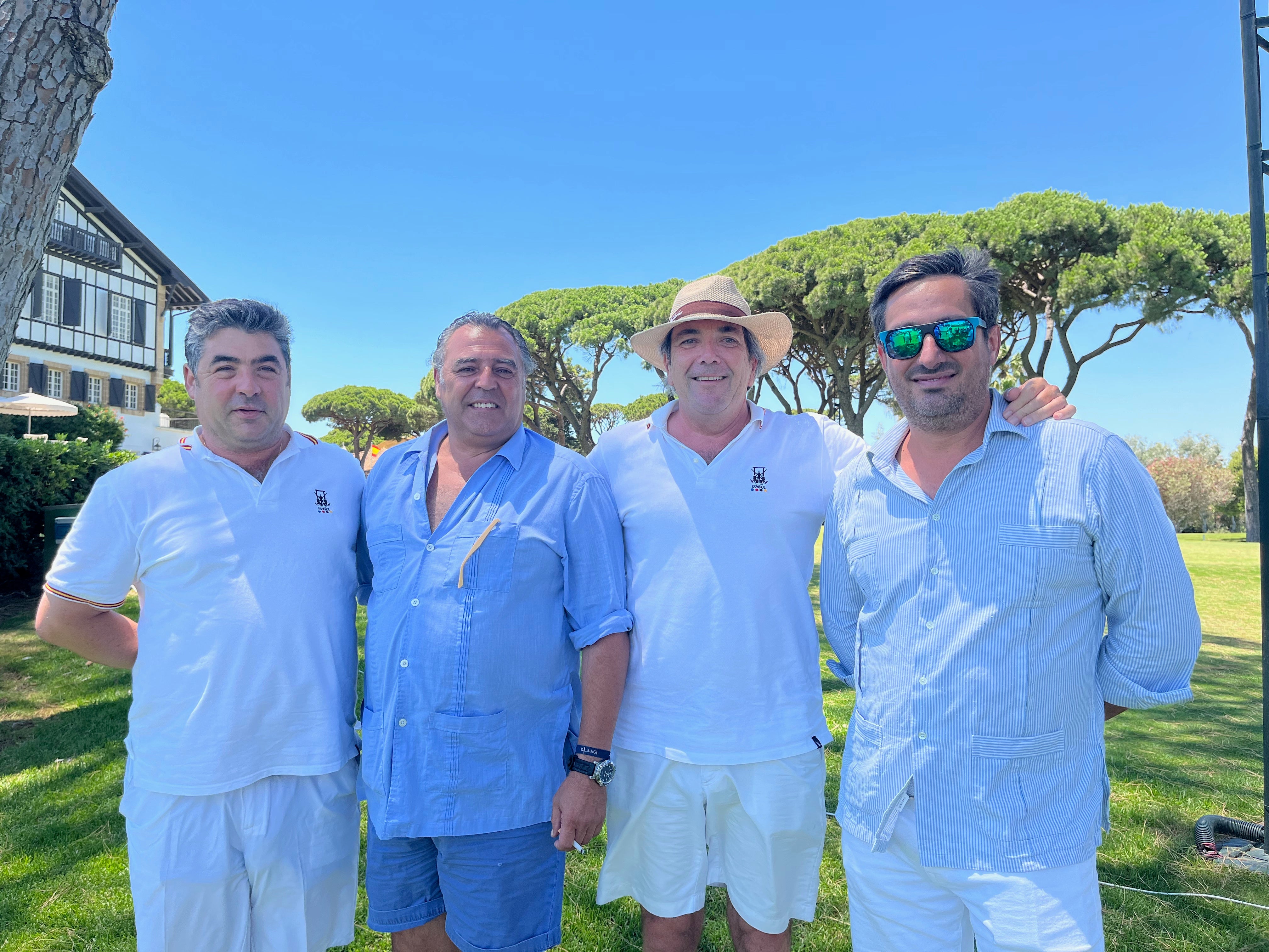 Ignacio Gutierrez-Rueda, Pucho Pastoriza, Fernando Billota y Basilio Iglesias.