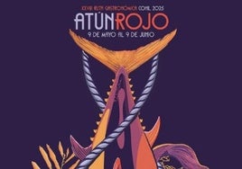 Cartel de la XXVIII Ruta Gastronómica del Atún Rojo en Conil de la Frontera