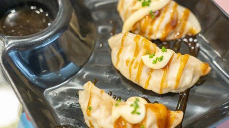 Gyozas de pollo y verduras del Popeye