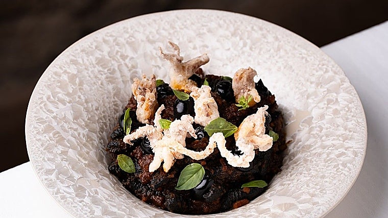 Gnocchi de calamares de la Taberna del Chef del Mar en El Puerto de Santa María (Cádiz),