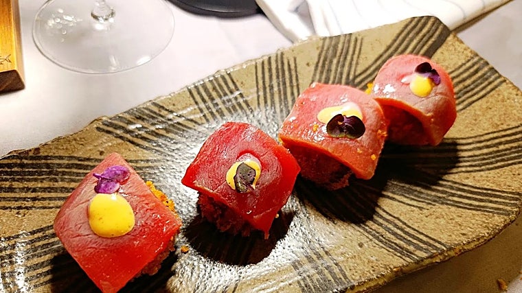 Una de las propuestas de Cooking Almadraba en Conil de la Frontera