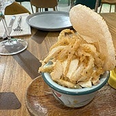 Una de las originales propuestas del restaurante Suber de Alcalá de los Gazules