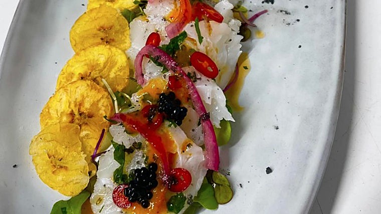 Uno de los platos elaborados por Portofino en Puerto Real