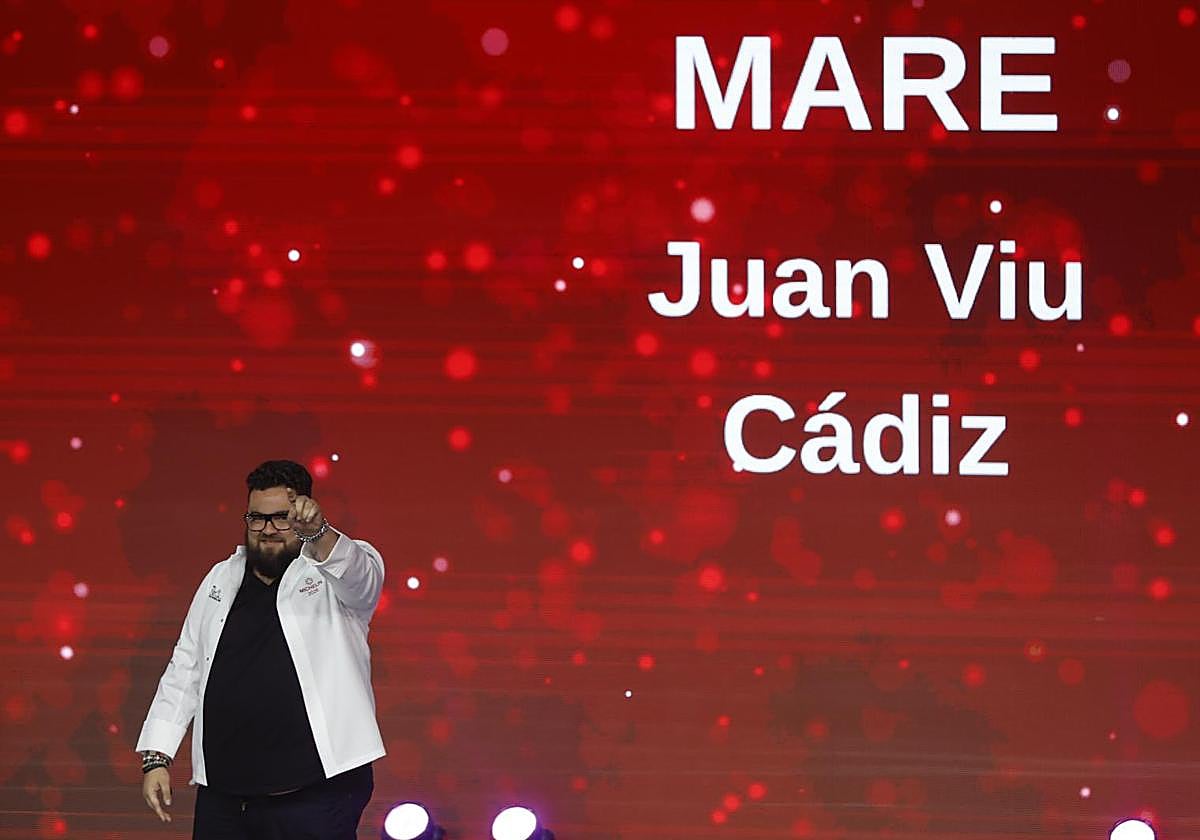 Juan Viu, chef del restaurante Mare al que han dado su primera estrella Michelin