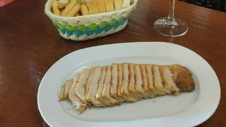 Tosta en Taberna Juanito Gómez (Olvera)
