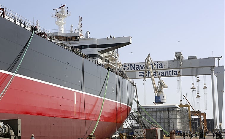 El comité del astillero de Puerto Real estalla ante la falta de carga de trabajo