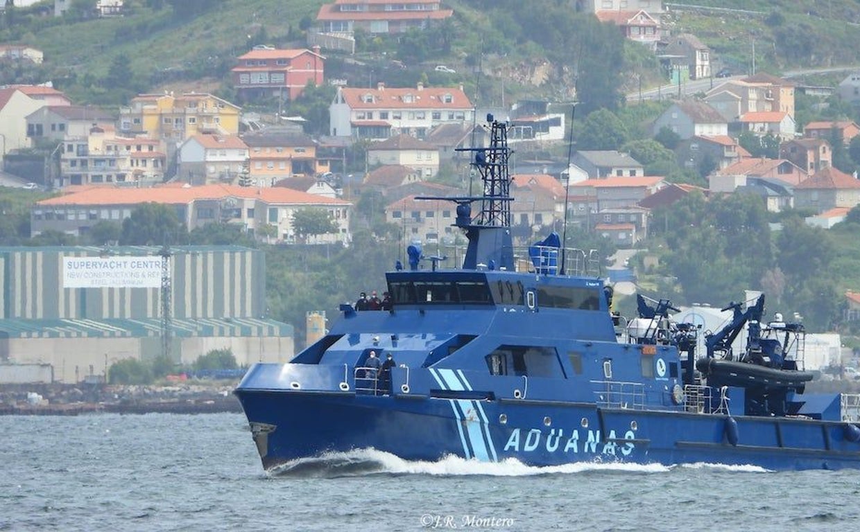 Imagen del 'Condor', el último barco que se ha incorporado a la flota de Aduanas