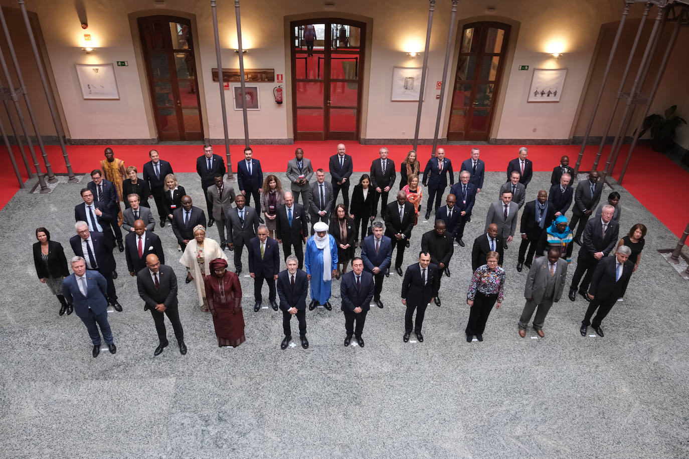 La cumbre en Cádiz del Proceso de Rabat, en imágenes